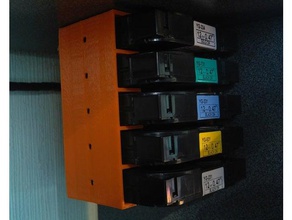 tze cassette à bande titulaire de l'organisation le frère la p-touch stockage 3d print model - Mito3D
