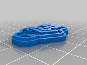loli de porte-clés personnalisé 3d print model - Mito3D