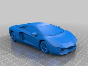 lamborghini L'impression 3d 3d print model - Mito3D