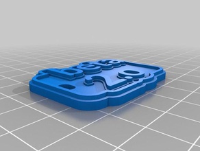 beta Schlüsselanhänger kundengebundene 3d print model - Mito3D