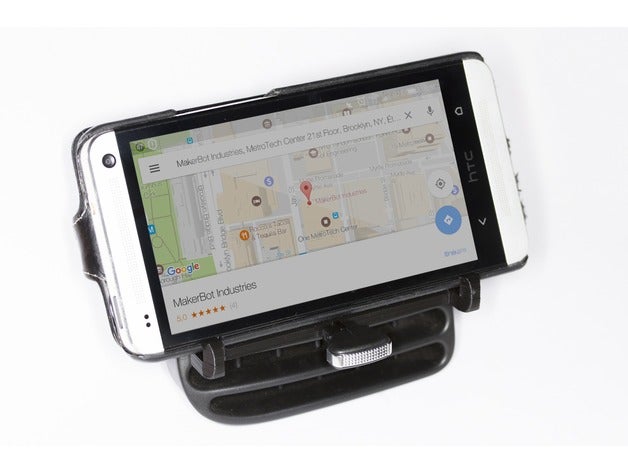 gps smartphone mount peugeot 206 mobile phone car holder htc one 3D print model - Mito3D