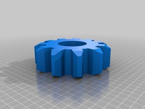my customized basic gear1 3d printing 3d print model - Mito3D