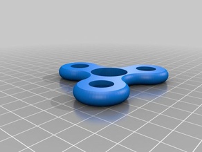 ball bearing tri fidget spinner toys & games 3d print model - Mito3D
