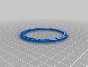 meu personalizadas de silicone anel vedação moldagem frasco vidro peças substituição personalizado 3d print model - Mito3D