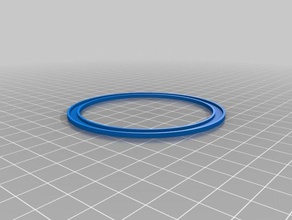 my customized silicone ring gasket molding mason jar replacement parts 3d print model - Mito3D