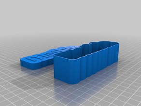 mathis caixa de texto brinquedos & games personalizado 3d print model - Mito3D