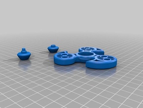 spinner fidget les gadgets 3d print model - Mito3D
