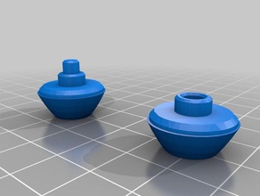 spinner fidget jouets & jeux 608 roulement chapeaux de palier edc main jouet tri 3d print model - Mito3D