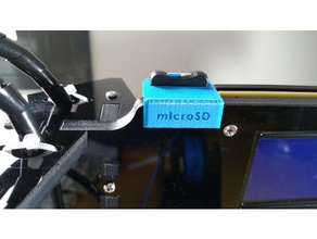 soporte para ekstansör microsd anet a6 a8 y 3d yazıcı aksesuarları tutucu micro sd kart sahibi 3d print model - Mito3D