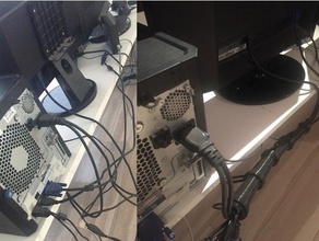 große Kabel-organizer office 3d print model - Mito3D