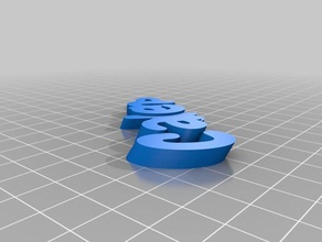 caden -chewy font organization customized 3d print model - Mito3D