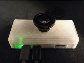 raspberry pi zéro flex boîtier de la caméra magnétique objectif du kit 3d print model - Mito3D