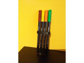 1200 kalemlik edding ofis tutucu işaretleyici notebook ekipmanları organizasyon kalem sahibi 3d print model - Mito3D