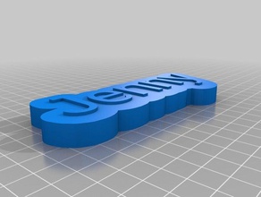 jenny lid toys & games customized 3d print model - Mito3D