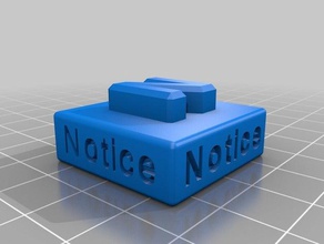 notice learning customized 3d print model - Mito3D