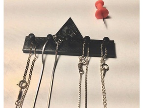pushpin necklace holder organization 3d print model - Mito3D