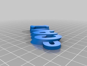 cami Anahtarlık keyfob organizasyon özelleştirilmiş 3d print model - Mito3D