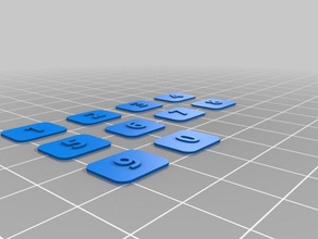 meu personalizados em massa etiquetas - sinais e logotipos personalizado 3d print model - Mito3D