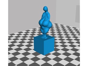 vénus de lespugue sculptures la sculpture 3d print model - Mito3D