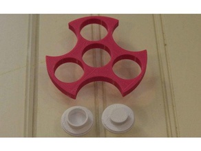 bearing free spinner toys & games fidget lulzbot mini theroar tinkercad 3d print model - Mito3D