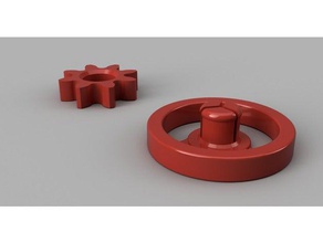 pocket gear fidget mechanical toys 3d print model - Mito3D