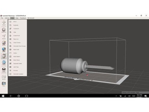 destornillador de cabeza plana herramientas mano 3d print model - Mito3D