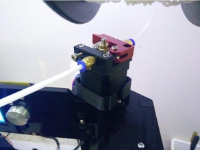 anet a6 bowden mount 3d printer extruders 3d print model - Mito3D