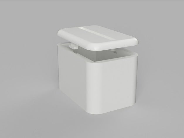 safety razor disposal box bathroom blade shaving 3D print model - Mito3D