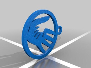 special education keychain keychains 3d print model - Mito3D
