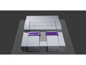 snes konsolu pi 3 wıp mini video oyunları 3d print model - Mito3D