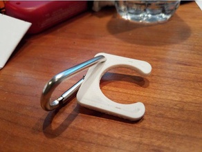 Wasser Flasche clip Schlüsselanhänger edc everydaycarry keychain nützlich 3d print model - Mito3D