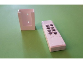 rf remote wall mount elro compatible organization 3d print model - Mito3D