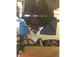 lulzbot taz 3 fan condotti Stampante 3d accessori Ventola da 40mm ventola di raffreddamento condotto della taz3 3d print model - Mito3D