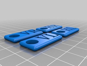 wheel labeling 3d printing 3d print model - Mito3D