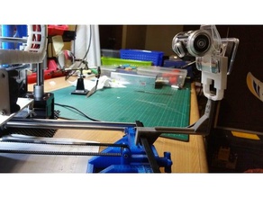 front brace camera mount anet a8 3d printer parts 3d print model - Mito3D