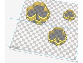 shamrock kurabiye kalıbı mutfak ve yemek 3d print model - Mito3D