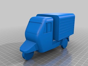ape piaggio des véhicules 3d print model - Mito3D