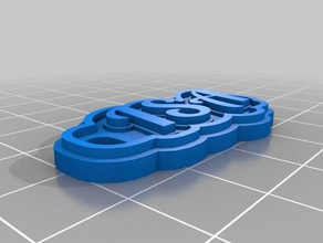 isa keychains customized 3d print model - Mito3D