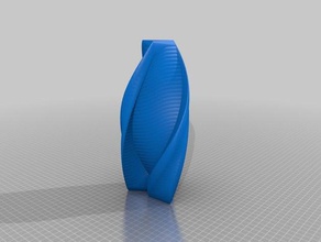 spirale vaso arredamento 3d print model - Mito3D
