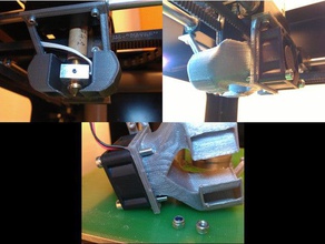 cooling duct easy3dmaker 3d printer parts fan print cooler ventilation 3d print model - Mito3D