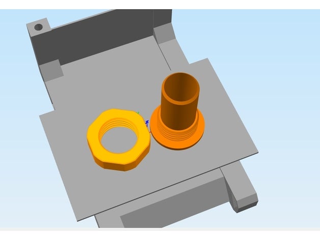 beh lteranschlu f r 40er hd-rohr la salle de bains hd lteranschluss 3D print model - Mito3D