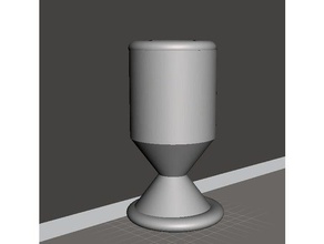 vase sculptures flower 3d print model - Mito3D