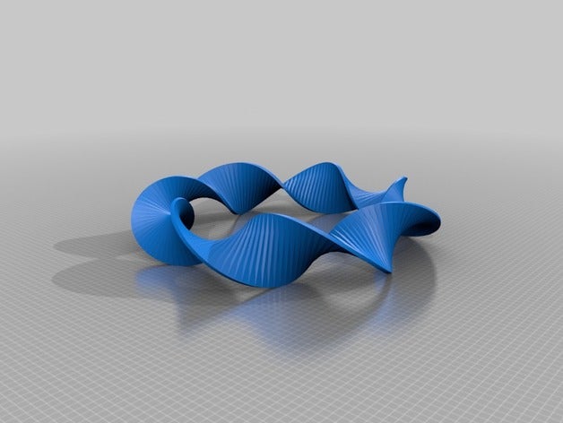 il mio personalizzato nastro di möbius matematica arte su misura 3D print model - Mito3D