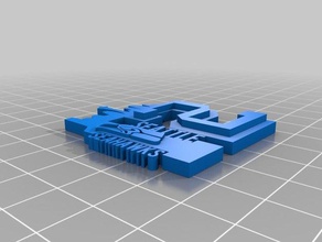 seattle seahawks keychain 3d printing 12 fan 3d print model - Mito3D
