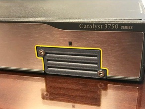 cisco catalyst xenpak cover plate computer 3d print model - Mito3D