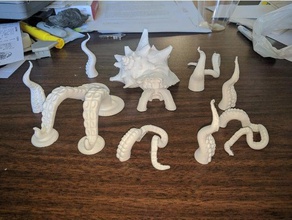 kraken criaturas masmorras e dragões miniatura rpg mesa de jogos 3d print model - Mito3D