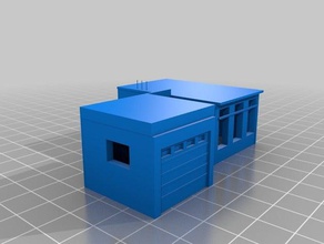 austins moderna casa 2 A impressão 3d 3d print model - Mito3D