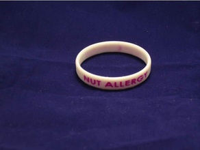 tpu allergie bracelet les bracelets 3d print model - Mito3D