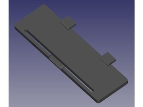coperchio della batteria trust maxtrack wireless mini computer 3d print model - Mito3D