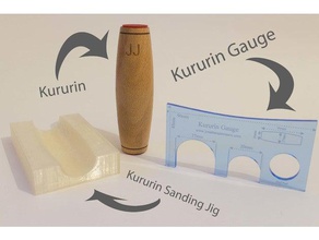 kururin outils de calibre jig jouets & jeux tour compétences jouet le travail du bois 3d print model - Mito3D
